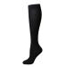 Compression stockings men running stockings compression for sports calf stockings elastic 6 pairs single -color compression socks with medium hose sports socks pressure socks pressure socks L black