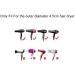 2PCS Non-Universal Black Plastic Salon Hair Dryer Nozzle Replacement Narrow Concentrator Special Hairdressing Styling Tool Fit for Outer Diameter - Buy Online on GoSupps.com
