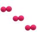 Tovinanna 3st peanut yoga roll Massage ball massage balls massage balls muscle roller pilates ball silicone roll massage roller slopes peanut balls peanut ball scroll wheel sarcolemm massage globe