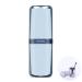 Meijmjia - Transparent Travel toothbrush holder toothpaste box portable dust dust antibacterial home camping school toothbrush box (transparent blue)