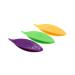 HAJXZH Tatting Shuttles Set Colorful Plastic Tatting Shuttles 3PCS for DIY Hand Lacemaking Craft Tool Weave Yarn Set Sewing (Yellow+Purple+Green)