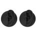 Frcolor 2st presentation stand for ear models simulation ear model medical ear model ear presentation model earrings human body mold mold silicone in food quality blackx2pcs 6.5x6.5cmx2pcs