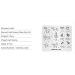 KADS Sky Constellation Nail Stamping Plate SKY002 - DIY Manicure Stencil Tools - Buy Online on GoSupps.com