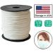 110 Yard 1/8 Inch Elastic Strap Earloop Cord Round Ear Tie Rope for Crafts - White 3mm - Buy Online on GoSupps.com