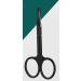 Safety Scissors Premium Manicure Rounded Tip Scissors Multi-purpose Men's Series Hair Removal Tools Stainless Steel High Precision Blade Beauty Grooming for Eyebrow Eyelash Dry Skin Nose Hair 3.5 inch - Buy Online on GoSupps.com