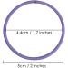 SCSpecial Elastic Hair Ties 50 Pieces Hair Elastic Bands 2.5 mm Ponytail Holders for Women and Girls - Purple - Buy Online on GoSupps.com