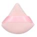 Washable Triangle Shape Powder Puff Mini Cosmetics Soft Cotton Face Powder Lightweight Puff Makeup Tools Beauty Puff Sticking Evenly Cosmetic Tools (Triangle Pink_3pcs)