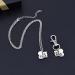Dog Bone Necklace & Keychain Set | Best Friend Christmas Gifts | Pet Owner Jewelry | Friendship Gift Set - Buy Online on GoSupps.com