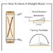 Premium Straight Razor - SHAVE READY Cutthroat Blade with Wenge Wood Handle | Classic Barber Approved - Buy Online on GoSupps.com