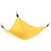 Small Pet Hammock Triangle Pet Cage Hammock Hanging Bed Cage Accessories for Hamster Squirrel Sugar Glider Guinea Pig Mice Rats Birds(Yellow) - Buy Online on GoSupps.com