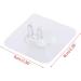 Sorrowso Toothbrush Holder - Transparent Hygienic Shaving Stand with Self-Adhesive Hooks for Bathroom Organization - Buy Online on GoSupps.com