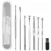8pcs Ear Pick Cleaning Set Health Care Tool Ear Wax Remover Cleaner Curette Kit