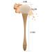 Buy Brush Wood Grains Curve Handle Face Powder Brushes - Easy Grip Makeup Tool for Women | Practical Cosmetic Brush for International Shipping - Buy Online on GoSupps.com