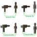 Pack of 8 Replacement NIBP Cuff Connectors | Blood Pressure Monitor Hose Adapters - International Shipping Available - Buy Online on GoSupps.com