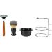 Lefeda Simply Men's Shaving Set | Stainless Steel Razor Brush Holder & Manual Shaving Brush | Safety Razor & Shaving Soap | 10x14.5cm Silver - Buy Online on GoSupps.com