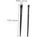 Baluue 12 Sets Eyeliner Brush Makeup Brush Multipurpose Eyebrow Brush Eyebrow Brush Spoolie Wood Black - Buy Online on GoSupps.com