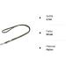 Buy Mystique Rubberized Leash 20mm with Standard Carabiner (2.5m Khaki) - Durable Dog Leash for All Breeds International Shipping Available - Buy Online on GoSupps.com