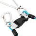 Diving Hook: Stainless Steel Reef Double Hook with Spiral Coil Lanyard & Quick-Release Buckle - Blue - Buy Online on GoSupps.com