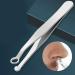Stainless Steel Nose Hair Tweezers - Precision Ring Trimmer for Facial Hair Eyebrows & Nose Care - Buy Online on GoSupps.com