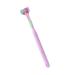 Three-Page Toothbrush - Extra Soft V-Shape Cleaning Brush for Gear & Dental Care - Non-Slip Handle - Zonewd Purple - Buy Online on GoSupps.com