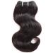Tnice 8A Grade Brazilian Body Wave Hair Extensions - 100% Virgin Human Hair 50g 4 Bundle Set Natural Black 8 Inch - Buy Online on GoSupps.com