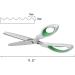 JISTL Green Pinking Shears - Crafts Zig Zag Sewing Scissors with Comfort Grips - Buy Online on GoSupps.com