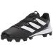 adidas Men's Afterburner 8 Md Baseball Shoe 10 Black/White/White