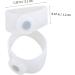 Healifty 25 Pairs Silicone Toe Covers with Acupoint Rings | Travel Magnet Elastic Bands | Transparent White - Set of 5 (3.1X3.1X1.2CM) - Buy Online on GoSupps.com