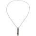 Breathing Necklace for Anxiety Relief | Calming Whistle Necklace for Meditation | Silver Wearable Jewelry - Buy Online on GoSupps.com