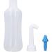 Sinus Rinse Bottle - Effective Nasal Spray for Clogged Nose 300ml Nasal Wash Set (Blue) | Squeeze & Clean Efficiency - Buy Online on GoSupps.com