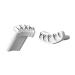 Asinfter Lower Eyelash Stamps Tool Eye Makeup Tool DIY Lower Lashes Extensions Natural Look for Make Up Beginner False Eyelash