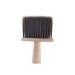 Didiseaon 1pc Barber Duster Brush Neck Cleaning Brush Face Cleaner Barber Tool Salon Shaving Brush Barber Neck Duster Salon Duster Brush Shave Wooden Hair Cleansing Brush Size 1 Brown