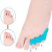 Carolhome Pinky Toe Separator 10 Pack - Gel Bunion Pads & Protectors for Pain Relief | Tailor s Bunions & Overlapping Toes (Blue) - International Shipping - Buy Online on GoSupps.com