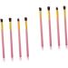 OHPHCALL 8 Pcs Eye Make-up Brush Kit Synthetic Hairs Brushes Foundation Makeup Brushes Eyeshadow Stick mediumx2pcs Pink+goldx2pcs - Buy Online on GoSupps.com