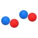 Healeved 4 pieces yoga muscle roller trigger point balls massage massage tab for men trigger point massage device for foot rolls massage roller fascia ball health care