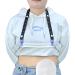 2 Pack Stoma Shirt Saver Straps Ostomy Bag Change Assistance for Keeping Your Shirt Clean Ileostomy Urostomy and Colostomy Supplies