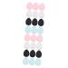 FRCOLOR 24 Pcs Finger Makeup Sponge Face Powder Puff Triangular Powder Puff Fluffy Makeup Puff Body Powder Puff Body Sponge Puff Fingers Makeup Powder Puffs Mini Hydrophilic Non-latex Tool