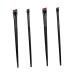 Healeved 6 Sets Eyeliner Brush Makeup Brush Multi Function Eyebrow Brush Ear Wood Black