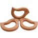 Wendysun 10pcs Cartoon Wood Teether Natural Animal Pigeon Shape Baby Teething Toy - Buy Online on GoSupps.com