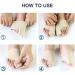 Bunion Corrector & Toe Straightener | Bunion Pain Relief Sleeves with Silicone Gel Pad | Hallux Valgus Support Protectors (Upgrade) - 1 Pair - Buy Online on GoSupps.com