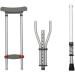 Crutches for Adults Underarm Crutches for Adjustable Crutches a Pair Underarm Crutches Lightweight Underarm Crutches Folding Anti-Skid Travel Walk Aluminum Crutches W - Buy Online on GoSupps.com