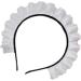 hgnxa Cosplay Maid Hair Hoop Women Elegant Pleated Lace Makeup Headbands for Girl Stage Halloween Performances Headpieces Cotton embroidery - Buy Online on GoSupps.com