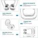 S-tash Stop Snoring - Anti Snoring Nose Strips (4 Pcs) | Snore Stopper & Solution | Comfortable Nasal Strips for Effective Results - Buy Online on GoSupps.com