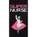 Super Nurse! 10-14mmHG Medical Compression Socks - Black & Pink | Relief & Comfort for Nurses & Healthcare Professionals - Buy Online on GoSupps.com