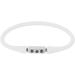 Negative Ion Energy Bracelet - Magnetic Therapy for Health & Blood Circulation | Silicone Sports Bracelet for Men & Women (White) - Buy Online on GoSupps.com