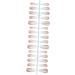 Ruarby Semi Cured Gel Nail Strips French Style Gel Nails Stickers Nails Art Stickers Nails Polish Strips Gel Wraps for Nails BSS0368 - Buy Online on GoSupps.com