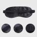 Silk Sleep Eye Mask - Padded Shade Patch for Women and Men - Black - Buy Online on GoSupps.com