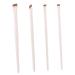 SOESFOUFU Travel Makeup Brush 4 Pcs Gel Eyeliner Brush Make up Brush Eye Liner Brush Cosmetic Ultra Thin Travel Flat Brush