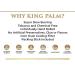 King Palm Slim Size Natural Pre Wrap Palm Leaf Cones | 25 Pack | Corn Husk Filter | Organic Prerolled Cones - Buy Online on GoSupps.com