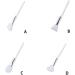 dijiusidy Mask Brush Exquisite Silicone Beauty Cosmetic Brushes Salon Cream Mixing Tools Supplies Accessories DIY Making Blade Shape - Buy Online on GoSupps.com